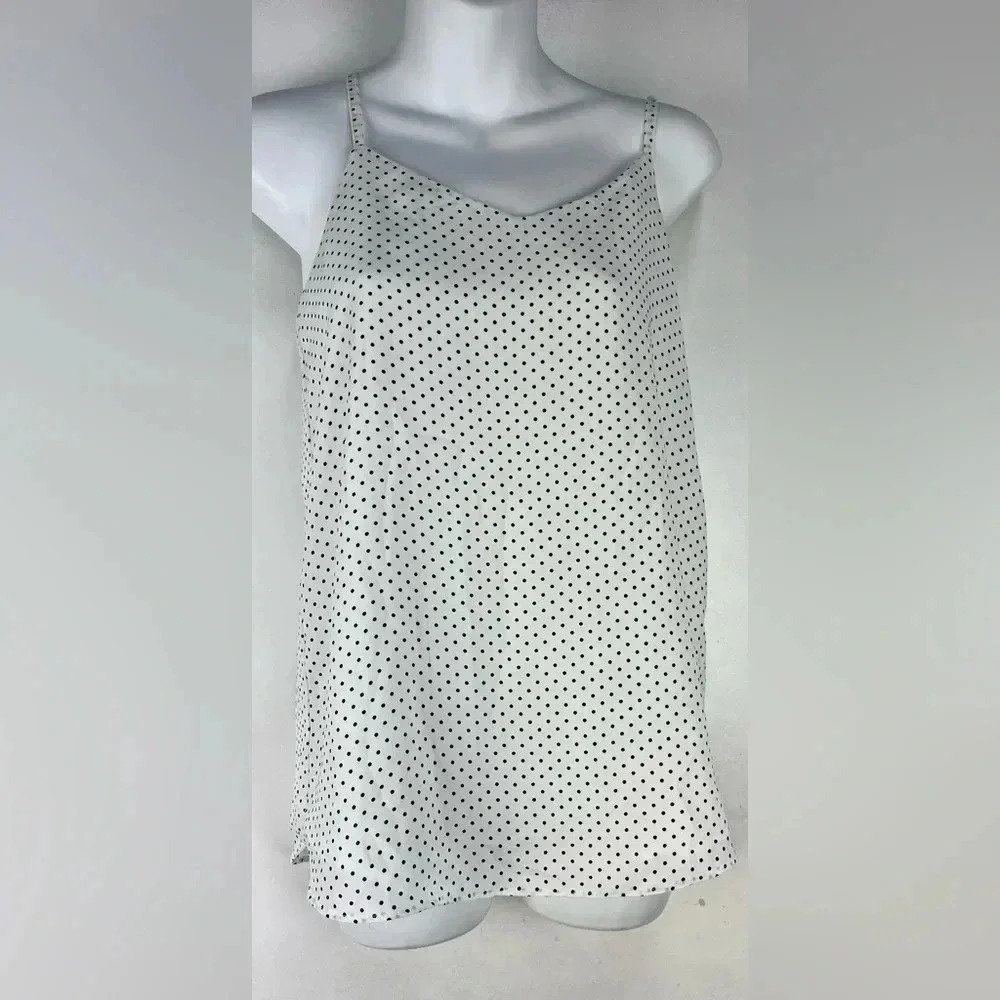 Pink Republic Polka Dot V-Neck Downtown Cami